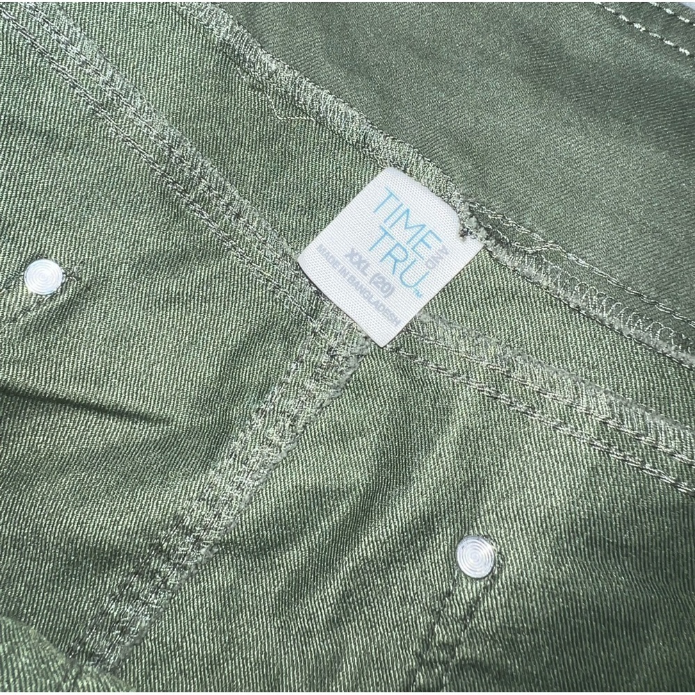 Time and Tru Dark green jean shorts size XXL - Picture 5 of 5